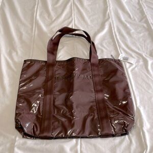 Lesportsac Erika Fig Patent Zippered Tote